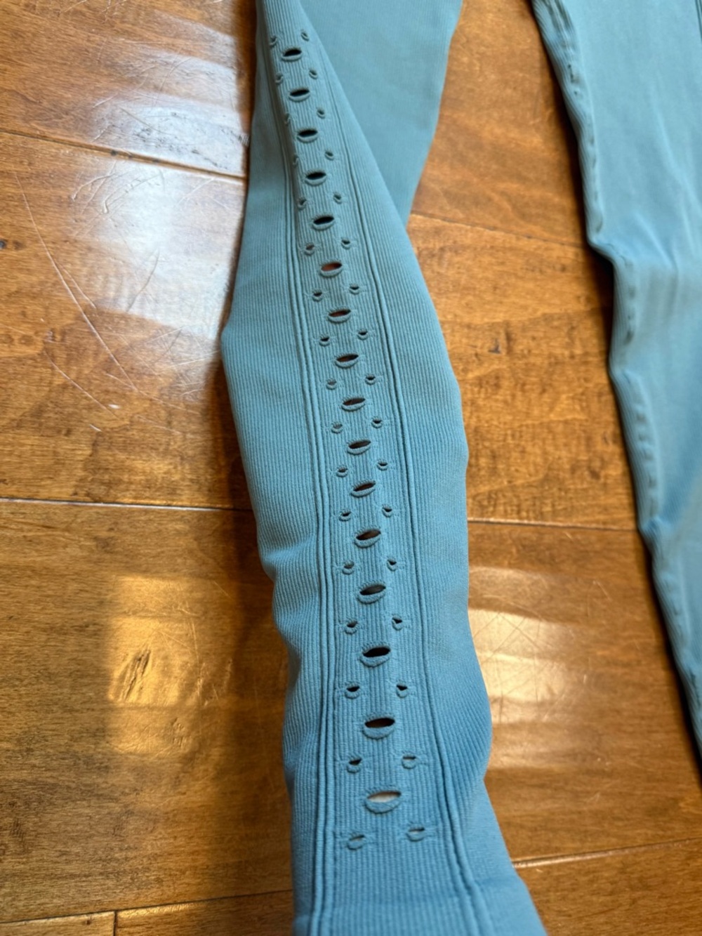Spiritual Gangster Cutout Leggings Teal Green High Rise XS/S Yoga - Picture 2 of 7
